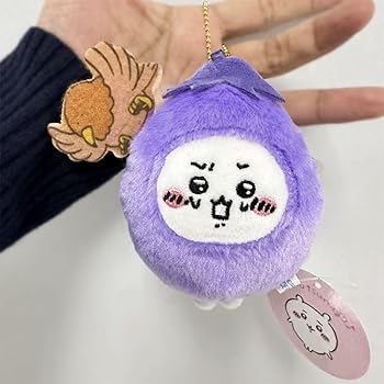 Amazon.co.jp: [Wshyt] ちいかわ ナスぬいぐるみ キーホルダー